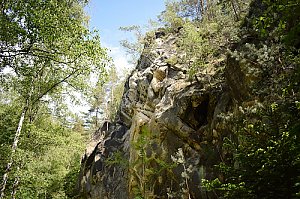 Above the Raubířské Rocks