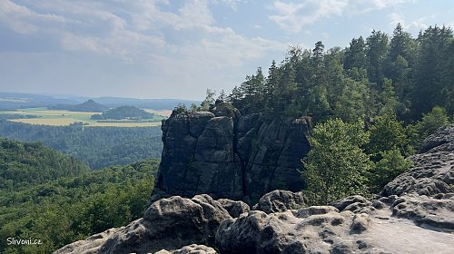 Breite-Kluft-Aussicht