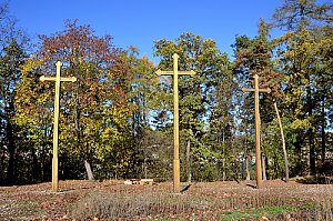 At the Three Crosses