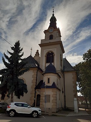 Vyhlídková věž kostela Povýšení sv. Kříže