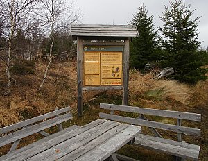 Viewpoint above the springs of Vltava