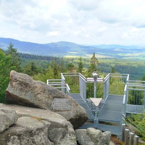 Novohradské hory - Výstup na Mandlstein
