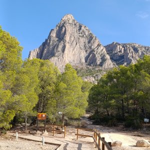 výstup z Finestratu na El Puig Campana