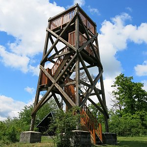 Strážnice u Liptaně - rozhledna (Nej hory MS)