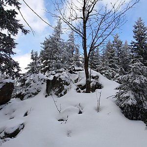 Černá skála - Klínovec