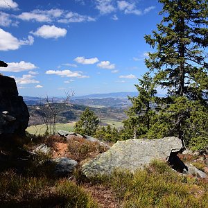 Hanušovická vrchovina Bílý kámen - Kamenný vrch