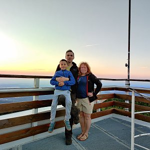 Jizerky s Ráďou a velkou babičkou pod stan