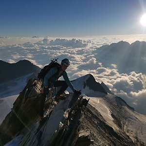 Nadelhorn (4327 m), Stecknadelhorn (4241 m) 
