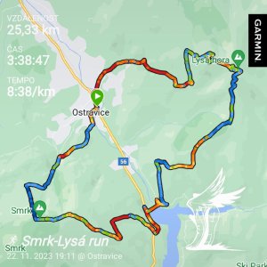 Smrk-Lysá run
