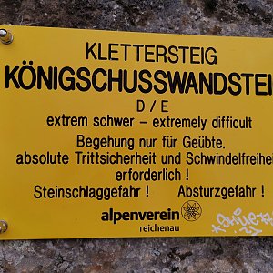 Rax Alpen ferata Königschusswandsteig D/E