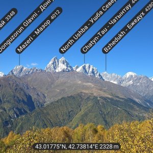 Gruzie: Mentashi (2437 m) od lanovky
