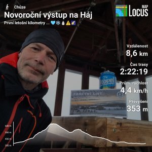 Novoroční výstup na Háj