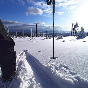 Průsek s posedem - sabaka freeride