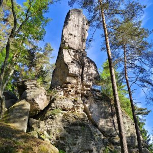 Vyhlídka - Koliště - Treppenstein