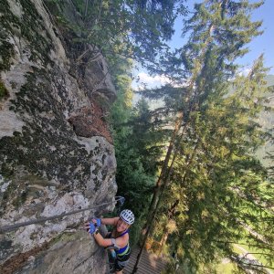 Morning ferrata Huterlaner