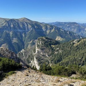 Rakousko - Raxalpe, výstup na Heukuppe