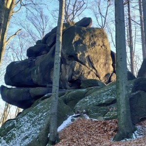 Jizerské hory - za Gorilou a Bedřichovským Viklanem aneb 31 km zimními Jizerkami 