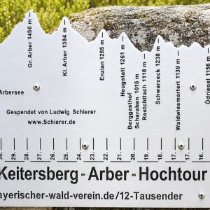 Šumava - přechod z Großer Arber do Eck