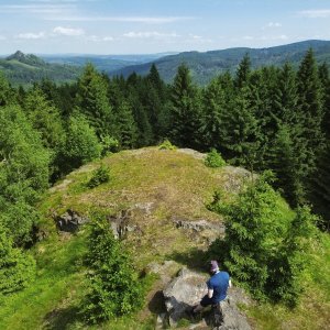 Lužické - Stožec, Malý Stožec, Konopáč, Jelení kámen 