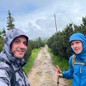 Krkonose - Chata na rozcesti