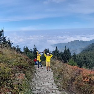 Erik Pernický na vrcholu Lysá hora (28.9.2021 13:08)