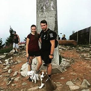 Kristián Lecián na vrcholu Lysá hora (8.8.2019 11:40)