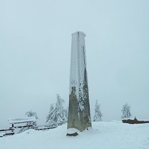 Milan Meravy na vrcholu Lysá hora (7.12.2021 12:59)