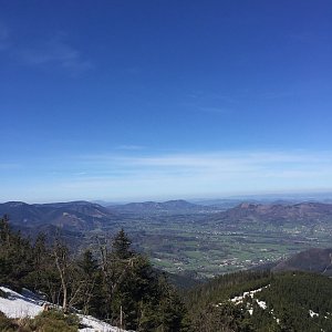 Adéla Elblová on the summit of Lysá hora (9.5.2021 10:17)