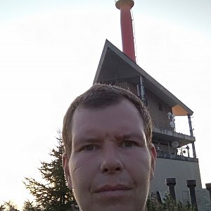 Michal Krčmář na vrcholu Lysá hora (31.8.2019 6:32)