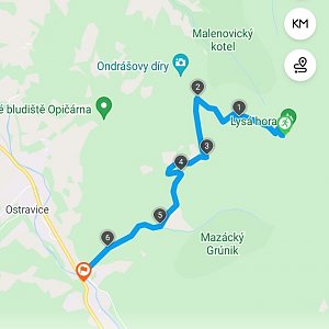 Dušan na vrcholu Lysá hora (13.2.2022 11:13)