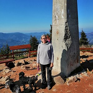 Blanka Holleschová na vrcholu Lysá hora (21.9.2019 18:03)