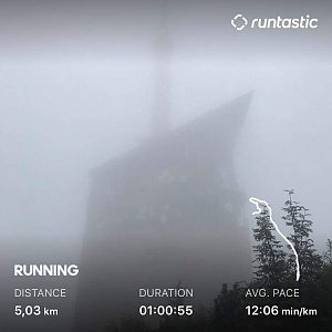 Marek Ždánský na vrcholu Lysá hora (8.9.2019 12:10)