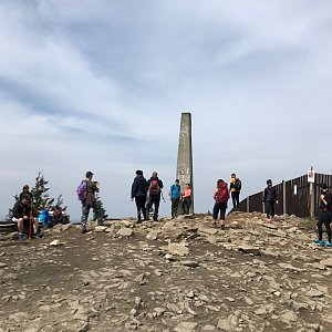 Boris na vrcholu Lysá hora (30.4.2022 12:22)