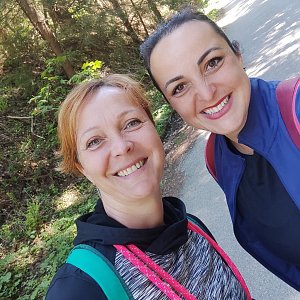 Lili na vrcholu Lysá hora (16.5.2022 13:21)