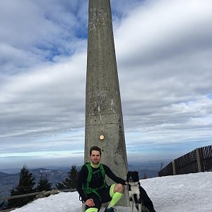 Jan Janiš na vrcholu Lysá hora (11.3.2018 9:44)
