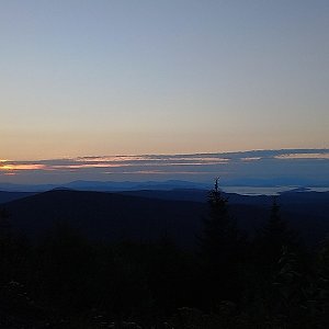 Hadris na vrcholu Lysá hora (1.8.2022 3:55)