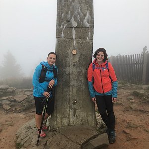 Kateřina Turčeková na vrcholu Lysá hora (4.9.2022 13:00)