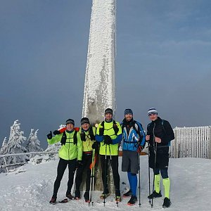 Tomáš Fojcik na vrcholu Lysá hora (17.1.2018 8:00)