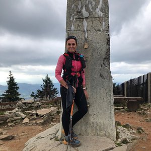 Kateřina Turčeková na vrcholu Lysá hora (6.10.2022 15:00)