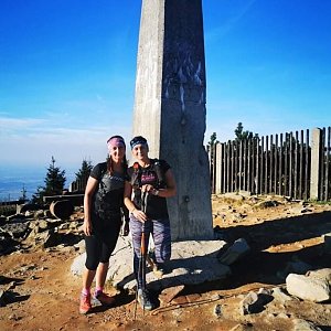 Kateřina Turčeková na vrcholu Lysá hora (10.10.2022 16:00)