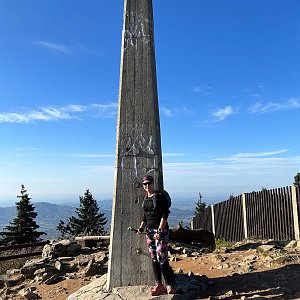 Kateřina Turčeková na vrcholu Lysá hora (18.10.2022 16:00)