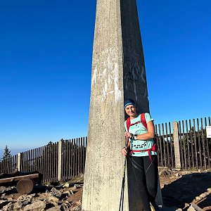 Kateřina Turčeková na vrcholu Lysá hora (20.10.2022 16:00)