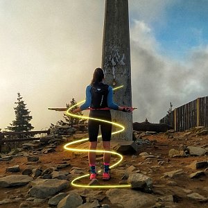 Majky na vrcholu Lysá hora (27.10.2022 23:32)