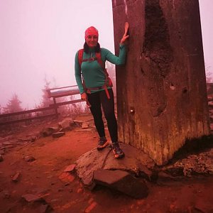 Kateřina Turčeková na vrcholu Lysá hora (10.11.2022 6:30)