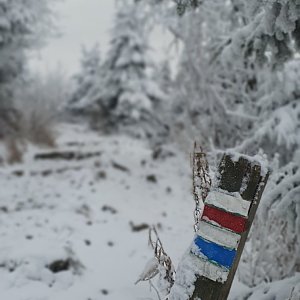 Martin Petřík na vrcholu Lysá hora (22.11.2022 13:00)