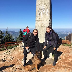 Antonie na vrcholu Lysá hora (22.9.2019 10:40)