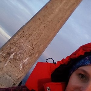 Jana Bartošová na vrcholu Lysá hora (9.3.2019 6:25)