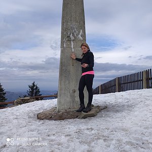Ivana Urbánková na vrcholu Lysá hora (23.3.2023 11:31)