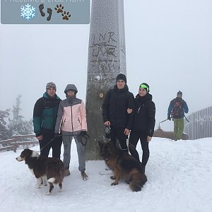 Markéta Čeníková na vrcholu Lysá hora (25.12.2019 10:30)