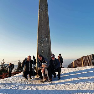 Lukáš, Vojta, a Martin Maupi Day na vrcholu Lysá hora (25.1.2020 16:10)